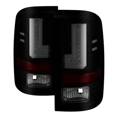GMC LED Tail Lights, Sierra 1500 Tail Lights, Sierra 2500HD Tail Lights, Sierra 3500HD Tail Lights, Black Smoke Tail Lights, Spyder Tail Lights