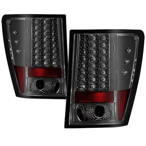 Jeep Tail Lights, LED Tail Lights, Grand Cherokee Tail Lights, 05-06 Tail Lights, Smoke Tail Lights, 
