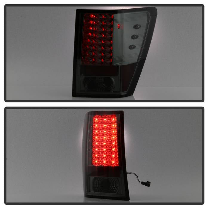 Jeep Tail Lights, Jeep Grand Tail Lights, Cherokee Tail Lights, Jeep 07-10 Tail Lights, LED Tail Lights, Smoke Tail Lights, Spyder Tail Lights, Tail Lights