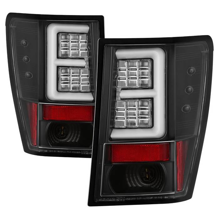 Jeep Tail Lights, Jeep Grand Tail Lights, Jeep 05-07 Tail Lights, Cherokee Tail Lights, LED Tail Lights, Black Tail Lights, Spyder Tail Lights, Headlights