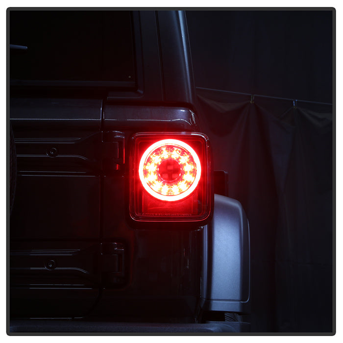 Jeep LED Tail Light, Jeep Wrangler Tail Light, Jeep  2019 - 2020 Tail Light, LED Tail Light, Spyder Tail Light, Black Tail Light