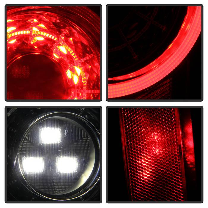Jeep LED Tail Light, Jeep Wrangler Tail Light, Jeep  2019 - 2020 Tail Light, LED Tail Light, Spyder Tail Light, Black Tail Light