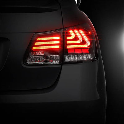 Lexus Tail Lights, Lexus GS350 Tail Lights, LED Tail Lights, 07-11 Tail Lights, Black Tail Lights, Spyder Tail Lights