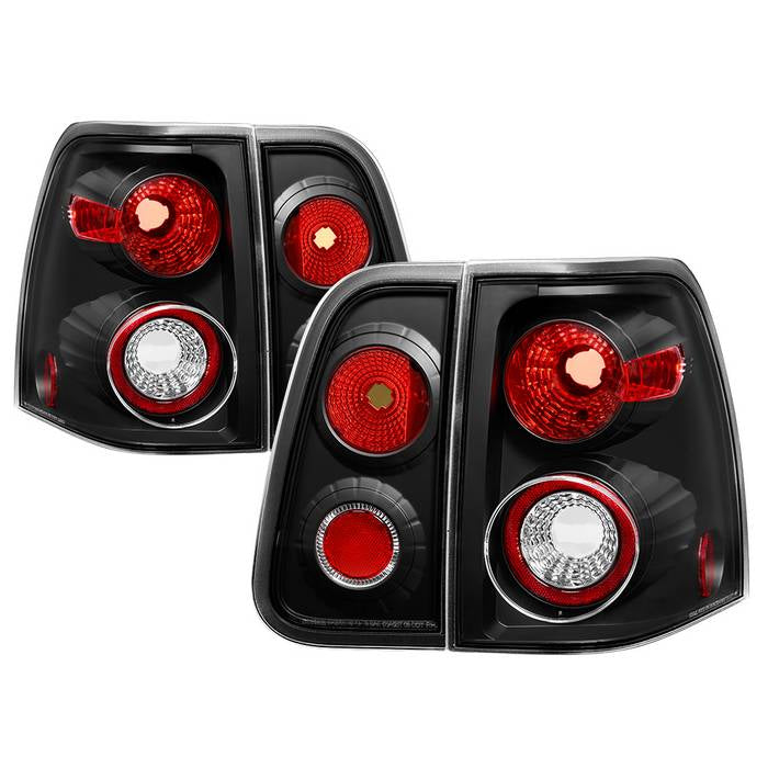 Lincoln Tail Lights, Lincoln Navigator Tail Lights, Euro Style Tail Lights, Tail Lights, 03-06 Tail Lights, Black Tail Lights, Spyder Tail Lights, 