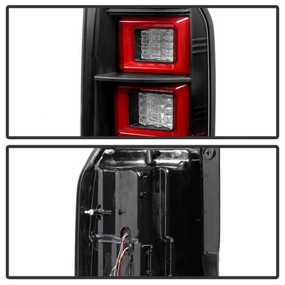 Land Rover Tail Lights, Discovery Tail Lights, Land Rover LR4 Tail Lights, Light Bar Tail Lights, LED Tail Lights, 10-14 Tail Lights, Black Tail Lights, Spyder Tail Lights
