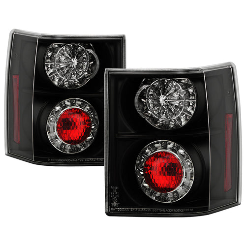 Land Rover Tail Lights, Range Rover Tail Lights, LED Tail Lights, 03-05 Tail Lights, Black Tail Lights