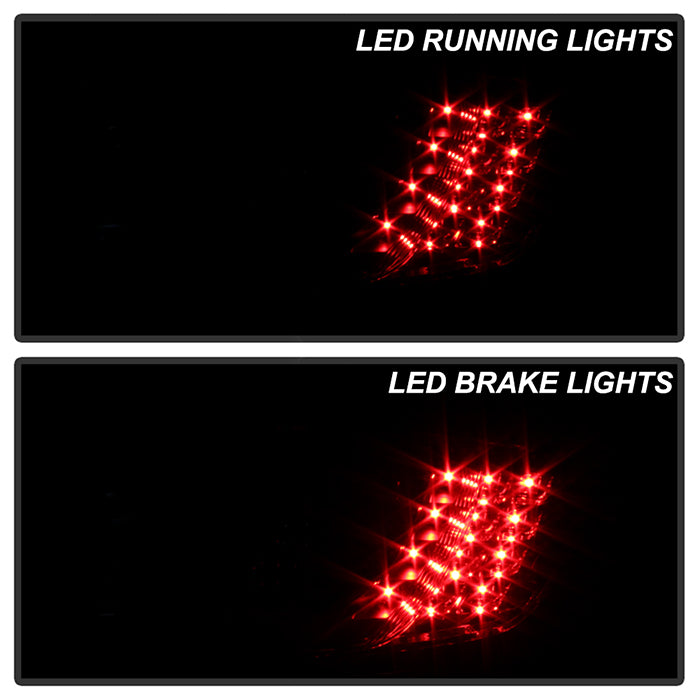 Mazda Tail Lights, Mazda3 Tail Lights, 03-08 Tail Lights, LED Tail Lights, Smoke Tail Lights, Spyder Tail Lights