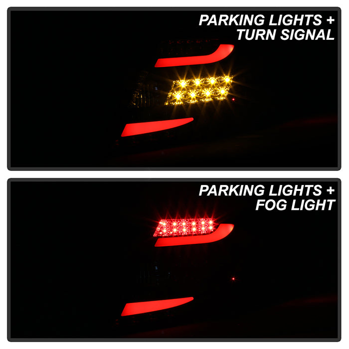 Mercedes Benz Tail Lights, C-Class Tail Lights, 11-14 Tail Lights, LED Tail Lights, Black Tail Lights, Spyder Tail Lights