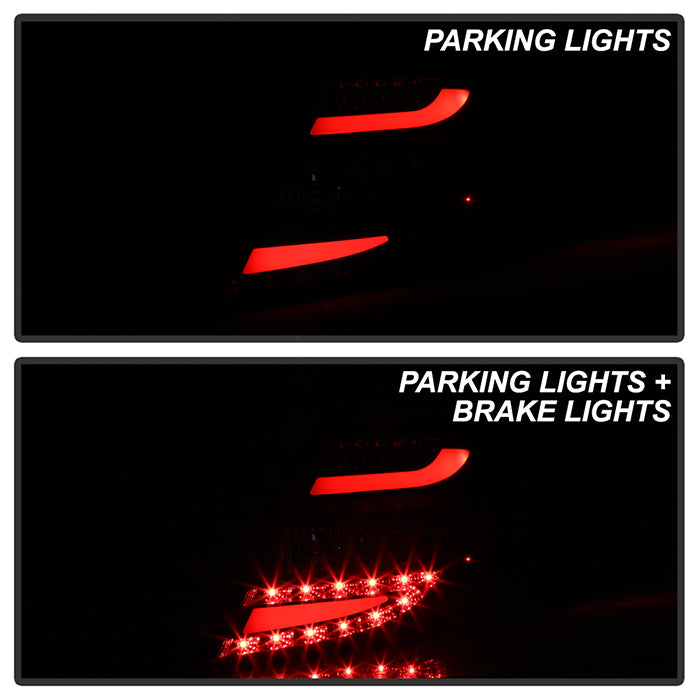 Mercedes Benz Tail Lights, C-Class Tail Lights, 11-14 Tail Lights, LED Tail Lights, Black Tail Lights, Spyder Tail Lights