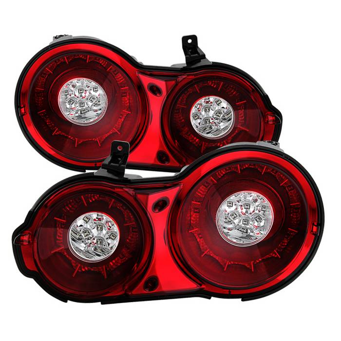 Mitsubishi Tail Lights, Lancer / Evolution X Tail Lights, LED Tail Lights, Black Tail Lights, 08-14 Tail Lights, Spyder Tail Lights