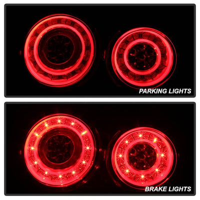 Mitsubishi Tail Lights, Lancer / Evolution X Tail Lights, LED Tail Lights, Black Tail Lights, 08-14 Tail Lights, Spyder Tail Lights