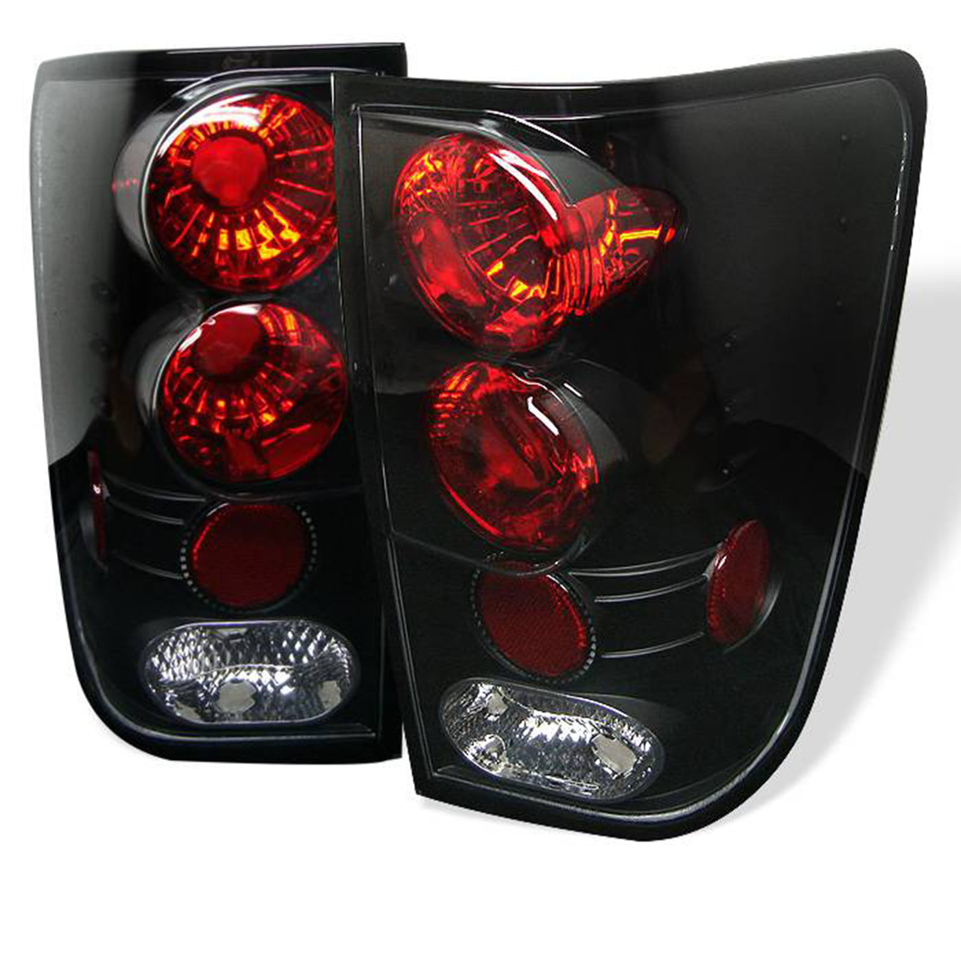 Nissan Tail Lights, Nissan Titan Tail Lights, Titan 04-15 Tail Lights, Titan Tail Lights, Euro Style Tail Lights, Black Tail Lights, Tail Lights, Spyder Tail Lights