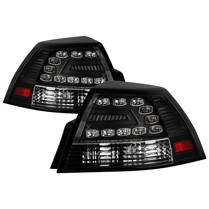 Pontiac LED Lights, Pontiac LED Tail Lights, 08-09 Tail Lights, Black Tail Lights, Spyder Tail Lights, G8 Tail Lights, G8 LED Lights