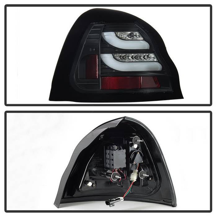 Pontiac LED Tail Light, Grand Prix Tail Light, Grand Prix 04-08 Tail Light, Black LED Tail Light, Spyder LED Tail Light