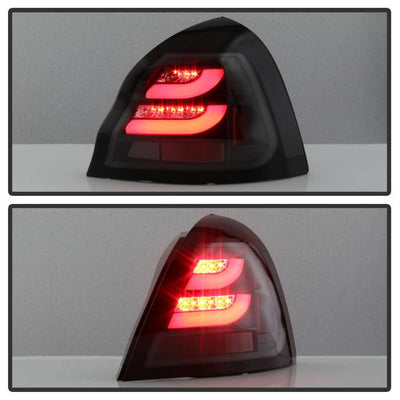 Pontiac LED Tail Light, Grand Prix Tail Light, Grand Prix 04-08 Tail Light, Black LED Tail Light, Spyder LED Tail Light