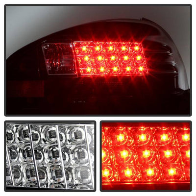 Pontiac LED Tail Light, Grand Prix Tail Light, Grand Prix 97-03 Tail Light, Black LED Tail Light, Spyder LED Tail Light