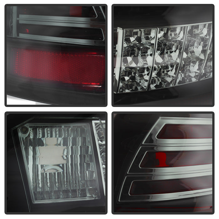 Pontiac LED Tail Light, Grand Prix Tail Light, Grand Prix 97-03 Tail Light, Black Smoke LED Tail Light, Spyder LED Tail Light