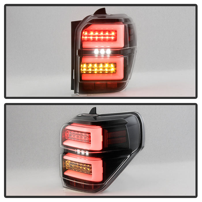 Toyota Tail Lights, 4Runner Tail Lights, 2010 - 2014 Tail Lights, Black Tail Lights, Spyder Tail Lights, LED Tail Lights, Toyota 4Runner Lights, Toyota LED Lights, 4Runner LED Lights