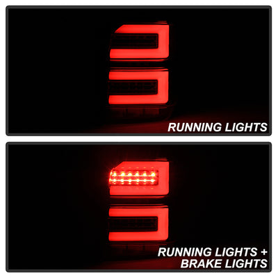 Toyota Tail Lights, 4Runner Tail Lights, 2010 - 2014 Tail Lights, Black Tail Lights, Spyder Tail Lights, LED Tail Lights, Toyota 4Runner Lights, Toyota LED Lights, 4Runner LED Lights