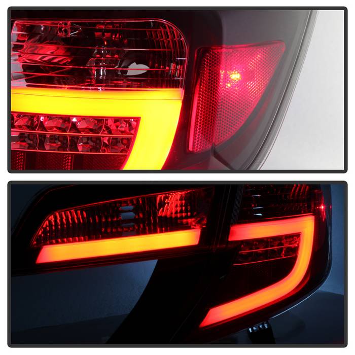 Toyota Tail Lights, Camry Tail Lights, Camry 12-14 Tail Lights, LED Tail Lights, Black Tail Lights, Spyder Tail Lights