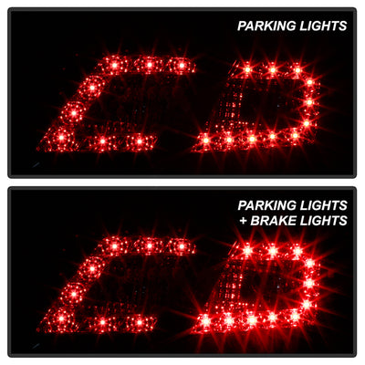Toyota Tail Lights, Camry Tail Lights, Camry 07-09 Tail Lights, LED Tail Lights, Black Tail Lights, Spyder Tail Lights