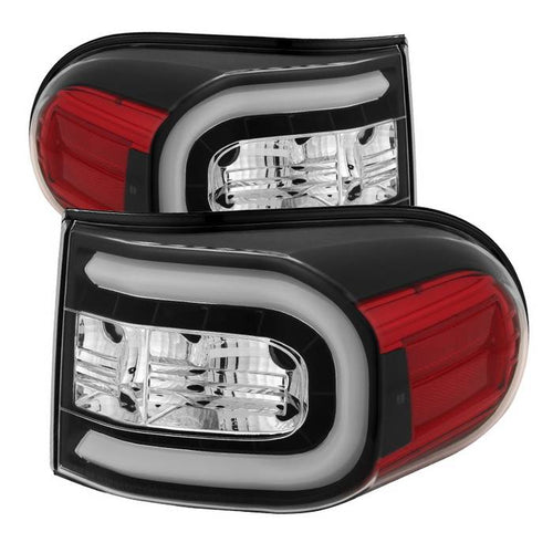 Toyota Tail Lights, FJ Cruiser Tail Lights, FJ Cruiser 07-13 Tail Lights, LED Tail Lights, Black Tail Lights, Spyder Tail Lights