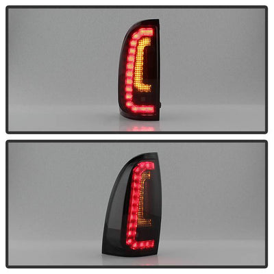 Toyota LED Tail lights, Toyota Tacoma Tail lights, Tacoma LED Tail lights, Tacoma 05-15 Tail lights, LED Tail lights, Black Smoke Tail lights, Spyder Tail lights