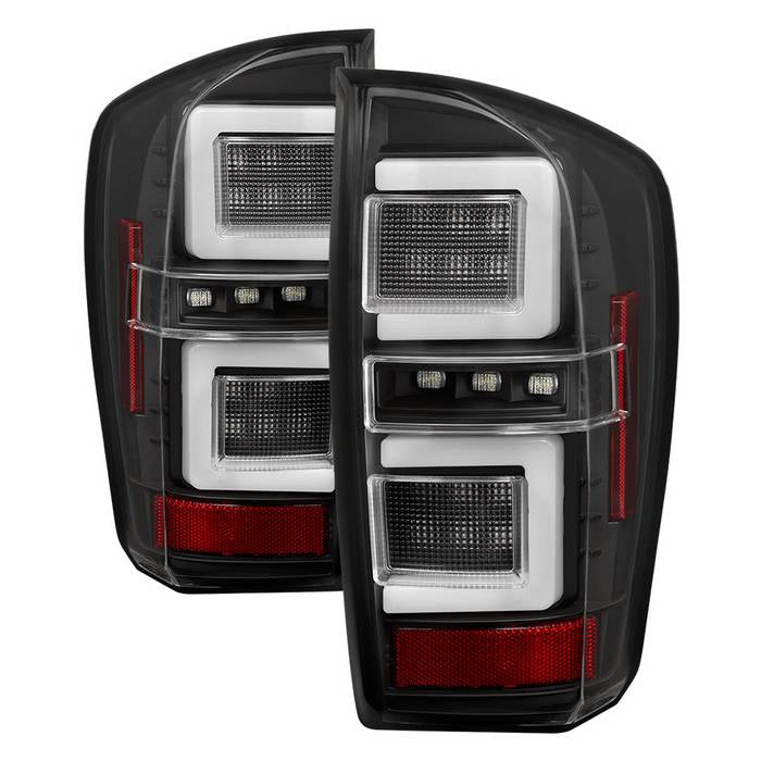 Toyota LED Tail lights, Toyota Tacoma Tail lights, Tacoma LED Tail lights, Tacoma 16-19 Tail lights, LED Tail lights, Black Tail lights, Spyder Tail lights