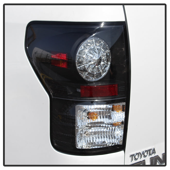 Toyota Tail Lights, Tundra Tail Lights, Tundra 07-13 Tail Lights, LED Tail Lights, Black Tail Lights, Spyder Tail Lights