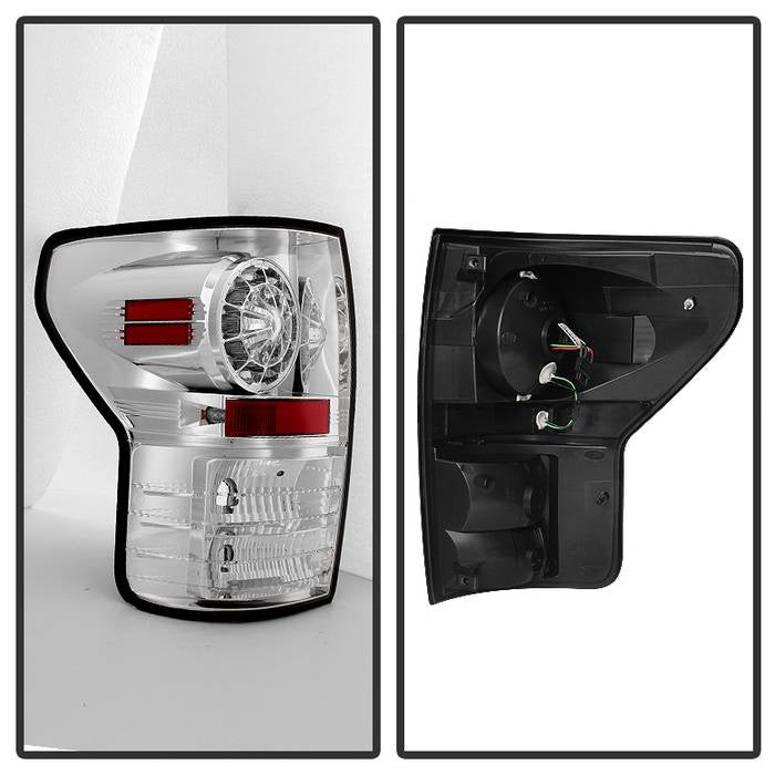 Toyota LED Tail lights, Toyota Tundra Tail lights, Tundra LED Tail lights, Tundra 07-13 Tail lights, LED Tail lights, Chrome Tail lights, Spyder Tail lights