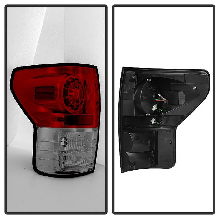 Toyota LED Tail lights, Toyota Tundra Tail lights, Tundra LED Tail lights, Tundra 07-13 Tail lights, LED Tail lights, Red Clear Tail lights, Spyder Tail lights