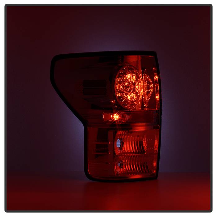 Toyota LED Tail lights, Toyota Tundra Tail lights, Tundra LED Tail lights, Tundra 07-13 Tail lights, LED Tail lights, Red Clear Tail lights, Spyder Tail lights