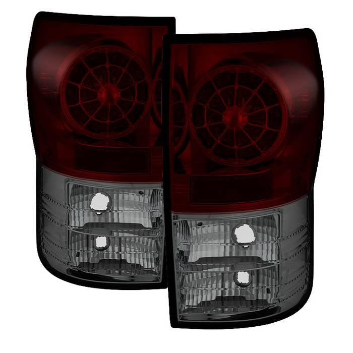 Toyota LED Tail lights, Toyota Tundra Tail lights, Tundra LED Tail lights, Tundra 07-13 Tail lights, LED Tail lights, Red Smoke Tail lights, Spyder Tail lights