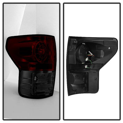 Toyota LED Tail lights, Toyota Tundra Tail lights, Tundra LED Tail lights, Tundra 07-13 Tail lights, LED Tail lights, Red Smoke Tail lights, Spyder Tail lights