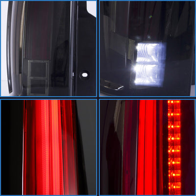 07-14 Cadillac Escalade 3th Gen (GMT900) Vland LED Tail Lights with Sequential Turn Signal
