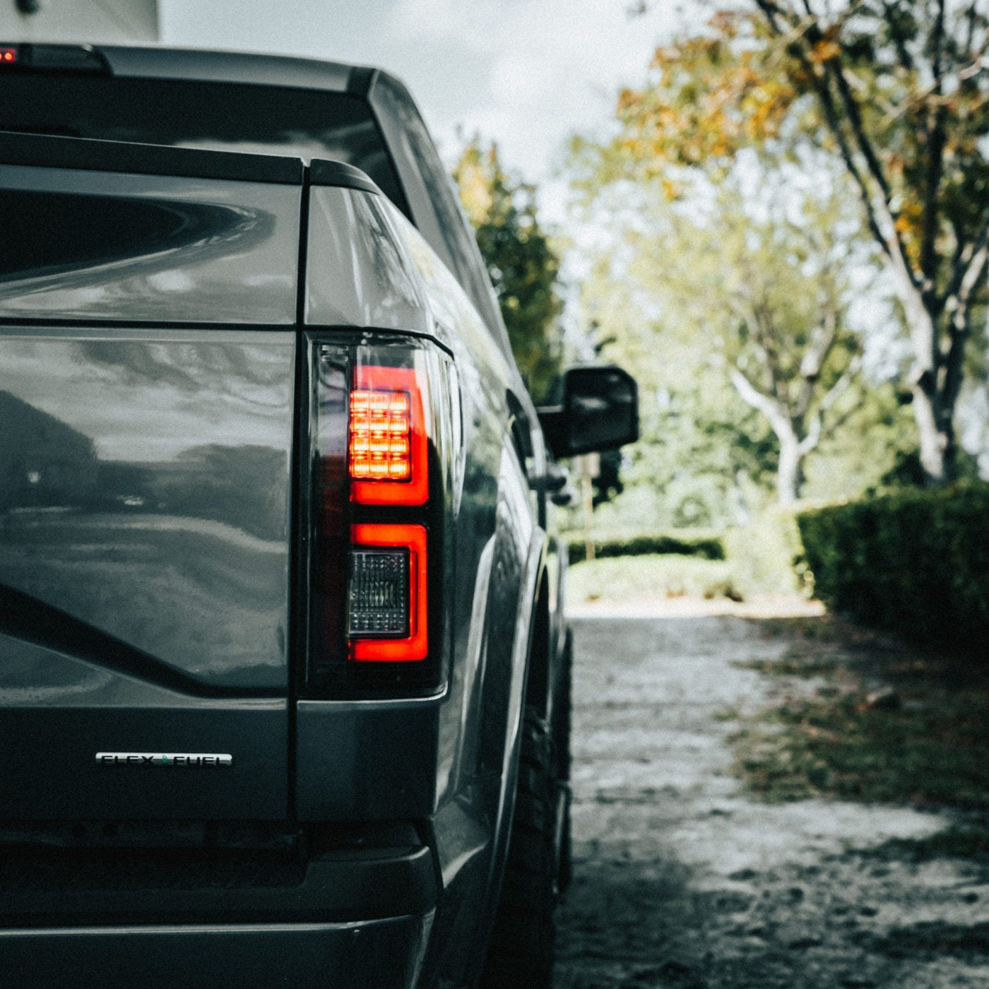 Ford Tail Lights, Ford F150 Tail Lights, F150 15-17 Tail Lights, Dark Red Smoked Tail Lights, Recon Tail Lights, Tail Lights