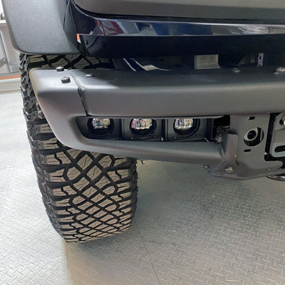 Oracle Lighting 2021-2022 Ford Bronco Triple Led Fog Light Kit for Steel Bumper