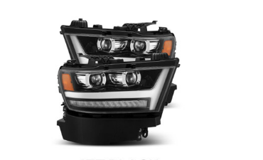 Ram 1500 Headlight, 1500 Luxx Headlight, Ram 19+ Headlight, Alpharex Luxx Headlights, Black Pro Headlight, Chrome Pro Headlight, Jet Black Headlight, Ram Luxx Headlights