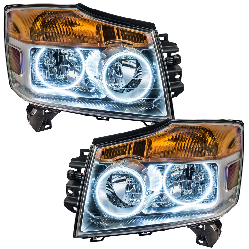 2008-2015 Nissan Armada Pre-assembled SMD Halo Technology Headlights