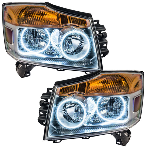 2008-2015 Nissan Armada Pre-assembled SMD Halo Technology Headlights