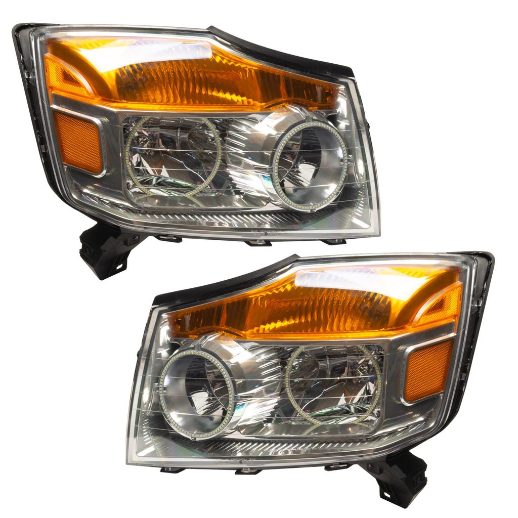 2008-2015 Nissan Armada Pre-assembled SMD Halo Technology Headlights