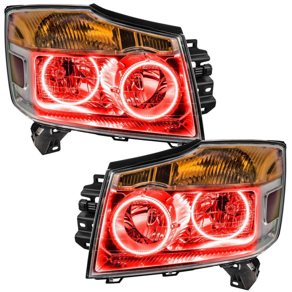 2008-2015 Nissan Armada Pre-assembled SMD Halo Technology Headlights