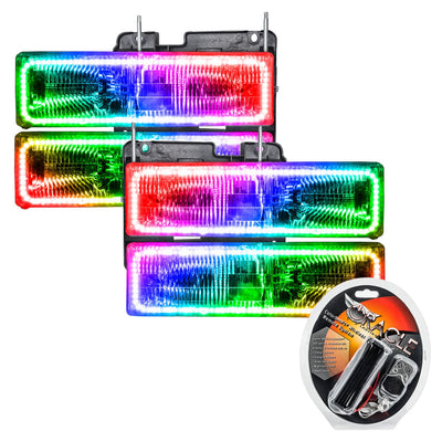 Oracle Lighting 1988-2002 Chevrolet C10 Pre-assembled SMD Halo Headlights