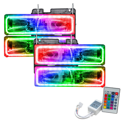 Oracle Lighting 1988-2002 Chevrolet C10 Pre-assembled SMD Halo Headlights