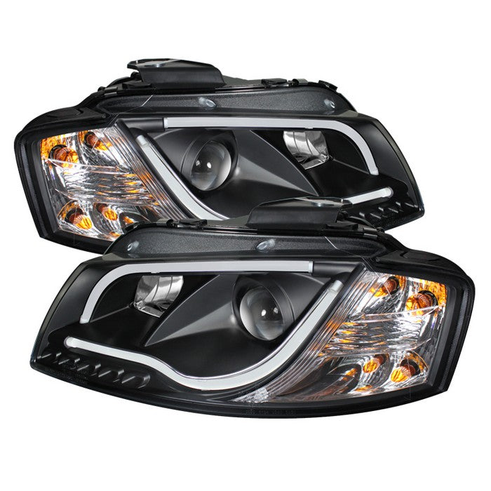 Audi A3 Headlights, A3 Headlights, Audi Headlights, 06-08 Audi Headlights, Spyder Headlights, Headlights, Black Headlights, Headlights, Audi Headlights, A3 Headlights, Spyder Headlights 