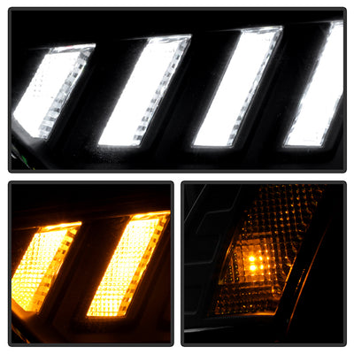 Chevy Silverado 1500 07-13 2500hd/3500hd 07-14 Gmc Sierra 3500hd Dually Models 07-14 Led Tail Lights -Black