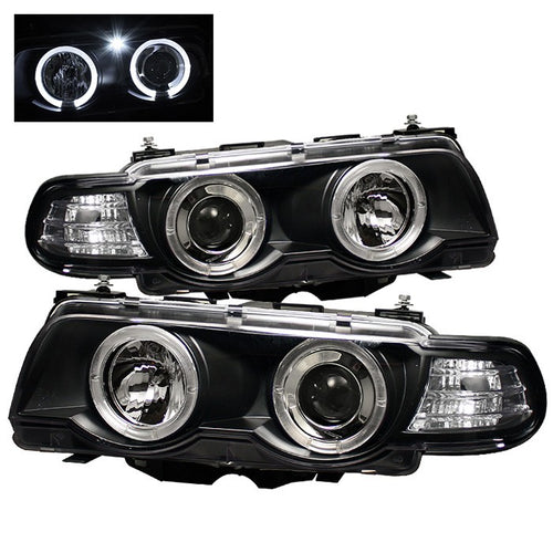BMW 7-Series Headlights, 7-Series Headlights,  BMW Headlights,99-01 BMW Headlights, Spyder Headlights, Projector Headlights, Black Headlights, BMW 7-Series, 7-Series Headlights,