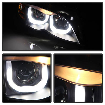 BMW 3-Series Headlights, 3-Series Headlights, BMW Headlights,02-05 BMW Headlights, Spyder Headlights, Projector Headlights, Black Headlights, BMW 3-Series,