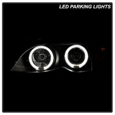BMW E46 3-Series 02-05 4DR Projector Headlights 1PC- Black