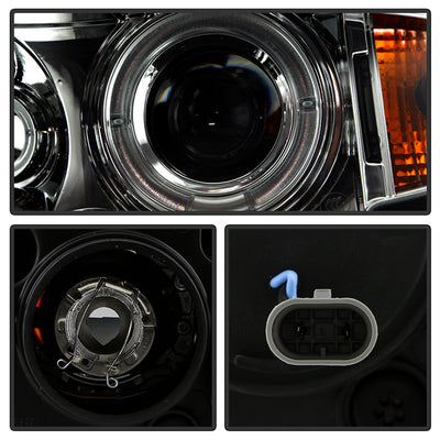BMW E46 Headlights, BMW 3-Series Headlights, 3-Series Headlights, BMW Headlights, E46 02-05 BMW Headlights, Spyder Headlights, Projector Headlights, Smoke Headlights, BMW 3-Series,